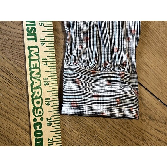 Wrangler Retro Top Women Size XL Floral Pearl Snap Western Rodeo Cowgirl Country - Picture 15 of 16